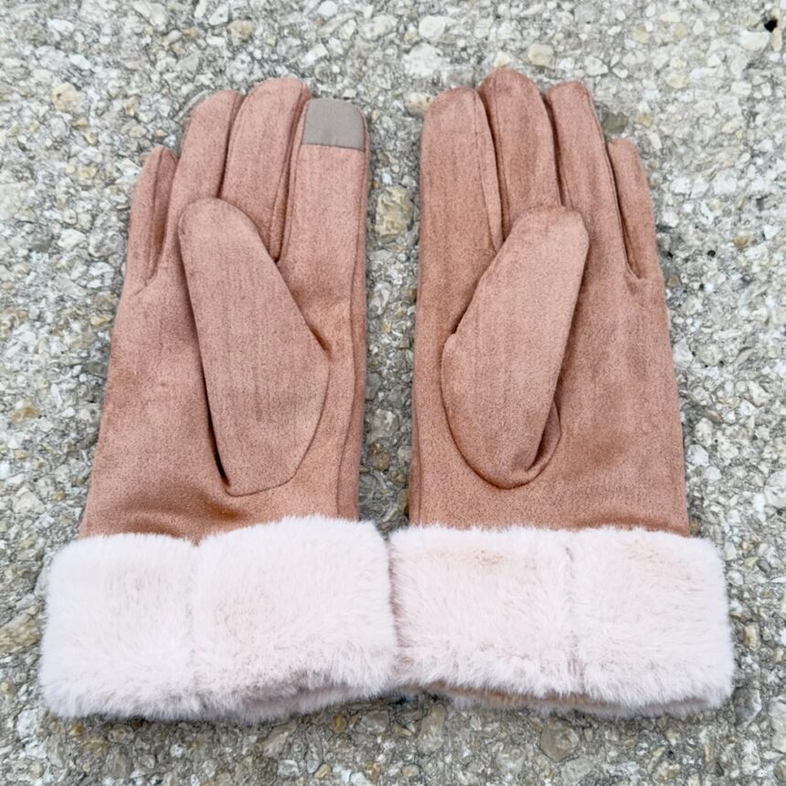 Gants beige femme – Image 3