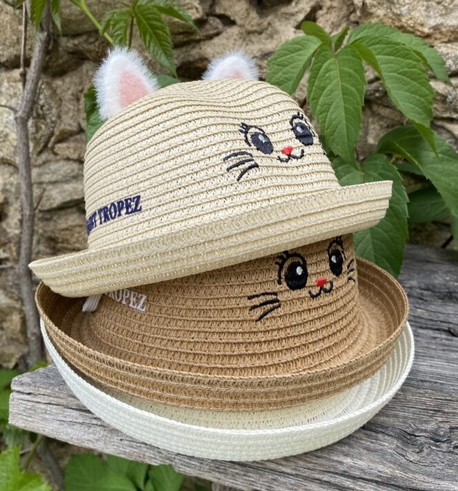 Chapeau enfant chaton de Saint-Tropez
