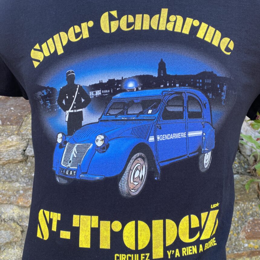 Tee-shirt super gendarme – Image 4