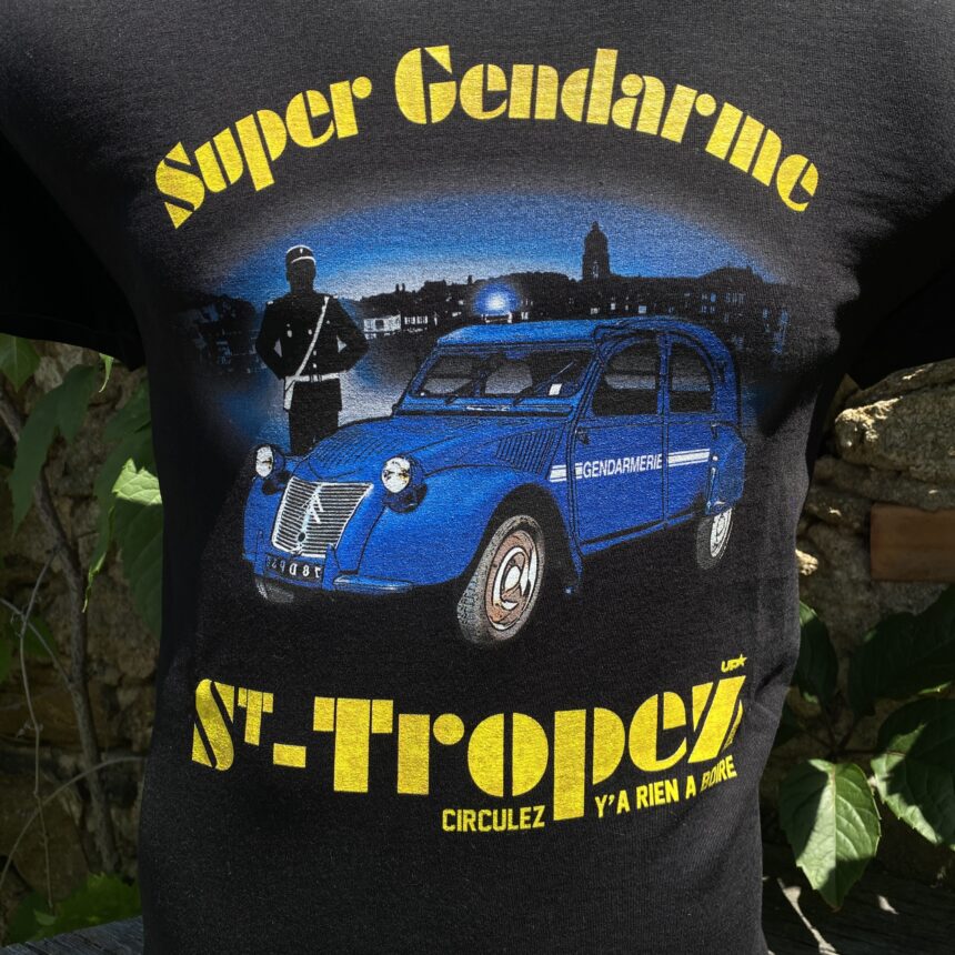 Tee-shirt super gendarme – Image 2