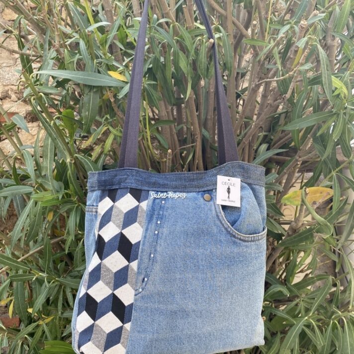 Sac en jean vintage bandoulière